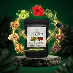 Premium Herbal Hair Shampoo Powder | 100% Plant-Based | Natural Hair Cleanser